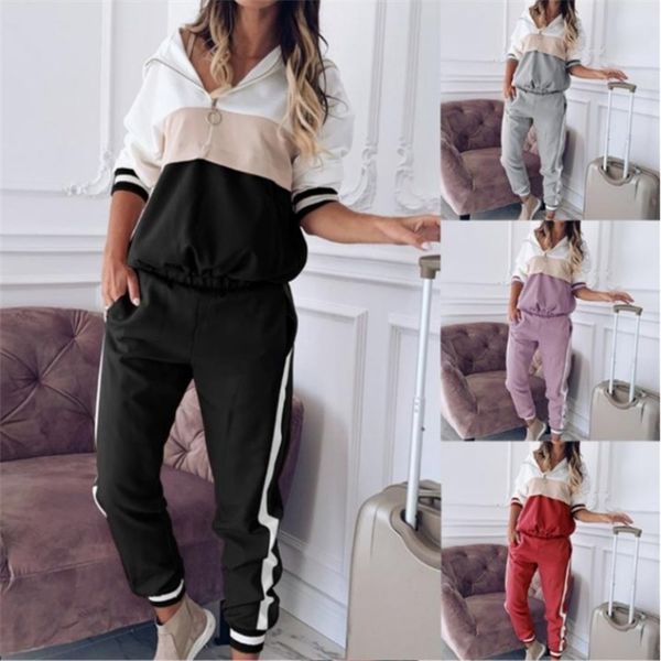 sports leisure suit 2-piece 2020 spring and autumn new fashion color matching women's wear, Black
sports leisure suit 2-piece 2020 spring and autumn new fashion color matching women's wear, Black