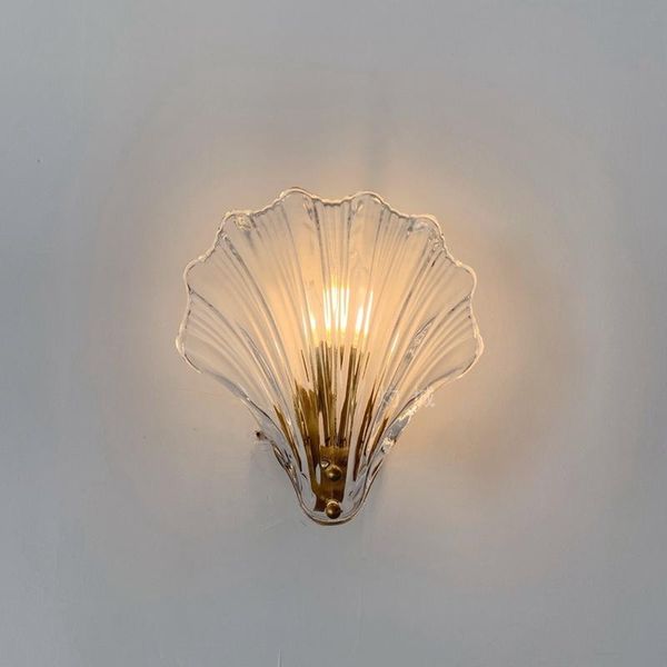 wall lamp nordic ins brass glass shell bedside post modern light luxury corridor background creative lb80320
wall lamp nordic ins brass glass shell bedside post modern light luxury corridor background creative lb80320