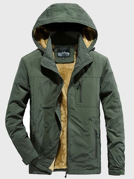 men letter & mountain embroidery teddy lined zipper drawstring hooded coat q5xz#, Black;brown
men letter & mountain embroidery teddy lined zipper drawstring hooded coat q5xz#, Black;brown