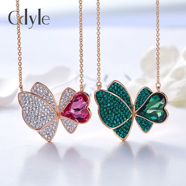 necklace accessories butterfly pendant rose gold inlaid diamond fashion simple versatile creative crystal for women, Silver
necklace accessories butterfly pendant rose gold inlaid diamond fashion simple versatile creative crystal for women, Silver