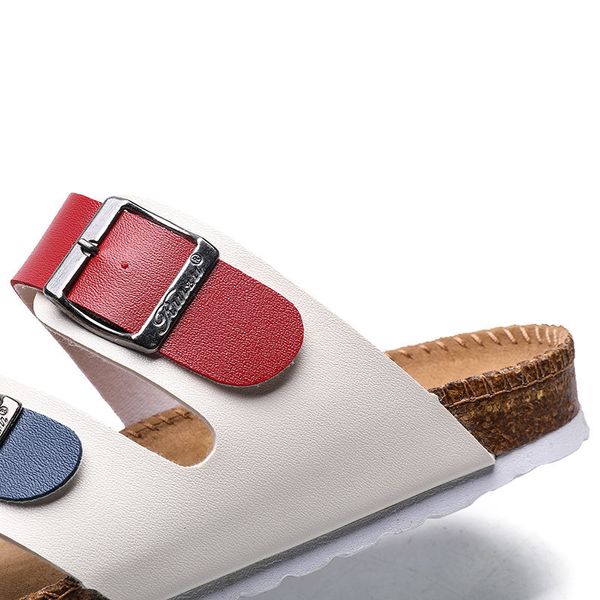 casual design brand men flat shoes cork sandals solid color anti slip beach sandals flip flops men summer shoes cork slippers, Red;white
casual design brand men flat shoes cork sandals solid color anti slip beach sandals flip flops men summer shoes cork slippers, Red;white