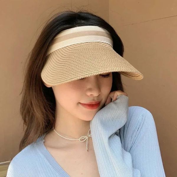 wide brim hats 2021 summer lady empty sun visor hat straw caps uv protection for men and women, Blue;gray
wide brim hats 2021 summer lady empty sun visor hat straw caps uv protection for men and women, Blue;gray