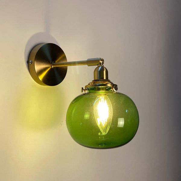 japanese-style brass glass wall lamp bedroom bedside nordic simple porch aisle bathroom mirror headlight
japanese-style brass glass wall lamp bedroom bedside nordic simple porch aisle bathroom mirror headlight