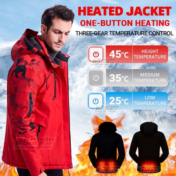 men's down & parkas winter men electric heated jackets usb heating vest outerwear ski jacket motorcycle hunting clothing warm hiking co, Black
men's down & parkas winter men electric heated jackets usb heating vest outerwear ski jacket motorcycle hunting clothing warm hiking co, Black