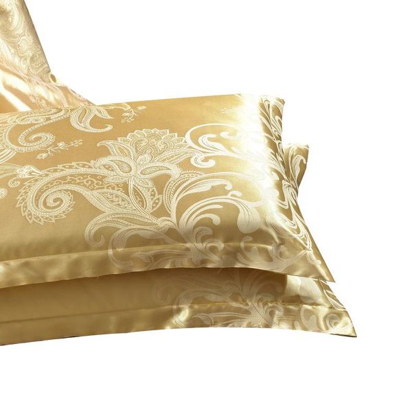 pillow case european style tribute silk jacquard pillowcase one-pair package single latex
pillow case european style tribute silk jacquard pillowcase one-pair package single latex