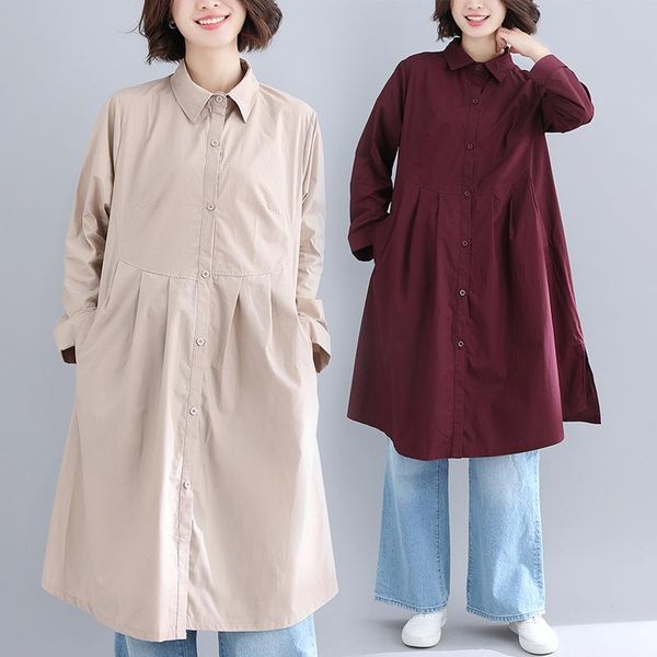 women's trench coats 2021 autumn korean casual loose solid color windbreaker female long section wild jacket womens coat, Tan;black
women's trench coats 2021 autumn korean casual loose solid color windbreaker female long section wild jacket womens coat, Tan;black