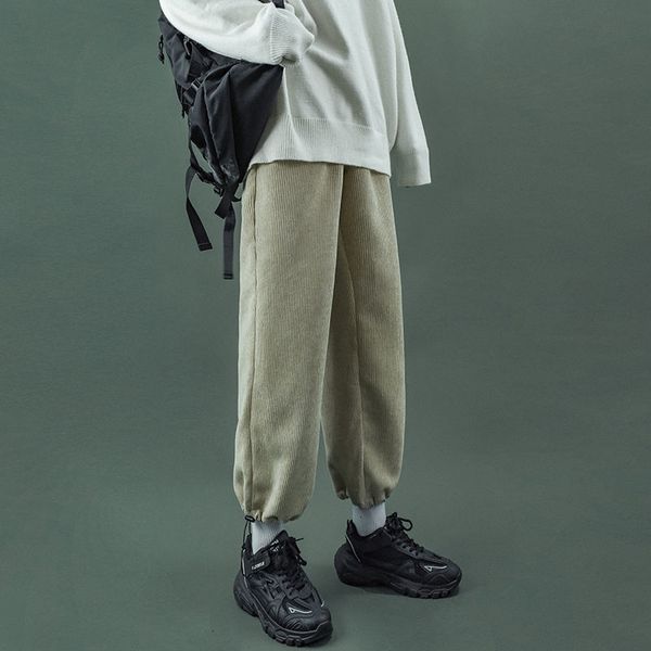 2021 new autumn cotton drawstring corduroy men's fashion retro casual men streetwear loose hip-hop straight-leg pants mens bc0p, Black
2021 new autumn cotton drawstring corduroy men's fashion retro casual men streetwear loose hip-hop straight-leg pants mens bc0p, Black