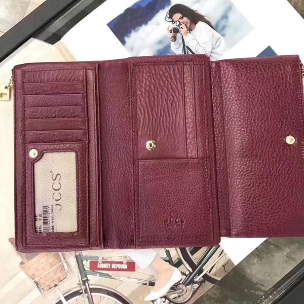 wallets jccs brand designer women's day clutch genuine leather fold wallet purse mobile phone bag iphone case js3211, Red;black
wallets jccs brand designer women's day clutch genuine leather fold wallet purse mobile phone bag iphone case js3211, Red;black