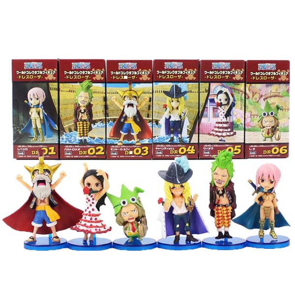 6pcs/set Anime OP Figurine Luffy Chopper Rebecca Bartolomeo Robin PVC Action Figure Model Toy Doll
6pcs/set Anime OP Figurine Luffy Chopper Rebecca Bartolomeo Robin PVC Action Figure Model Toy Doll
