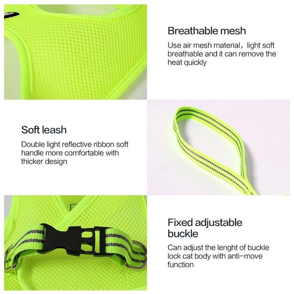 cat collars & leads adjustable soft mesh vest harness leash set breathable walking escape proof ultra light kitten reflective
cat collars & leads adjustable soft mesh vest harness leash set breathable walking escape proof ultra light kitten reflective