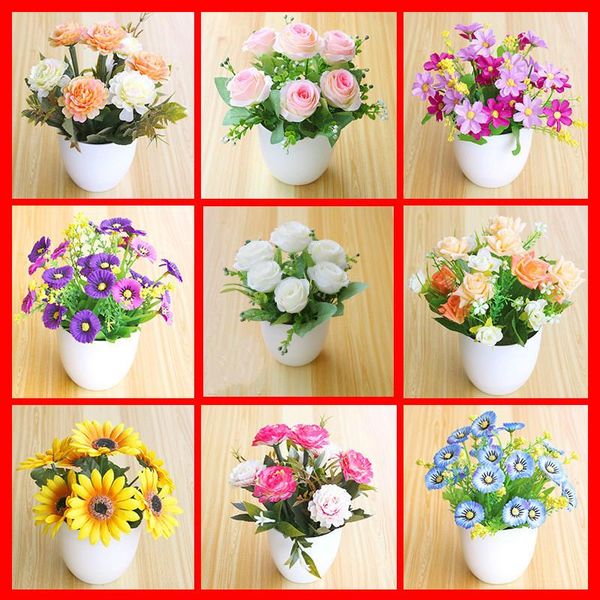 1pc artificial plants bonsai small daisy pot plants fake flowers potted ornaments for home party decoration l garden decor
1pc artificial plants bonsai small daisy pot plants fake flowers potted ornaments for home party decoration l garden decor