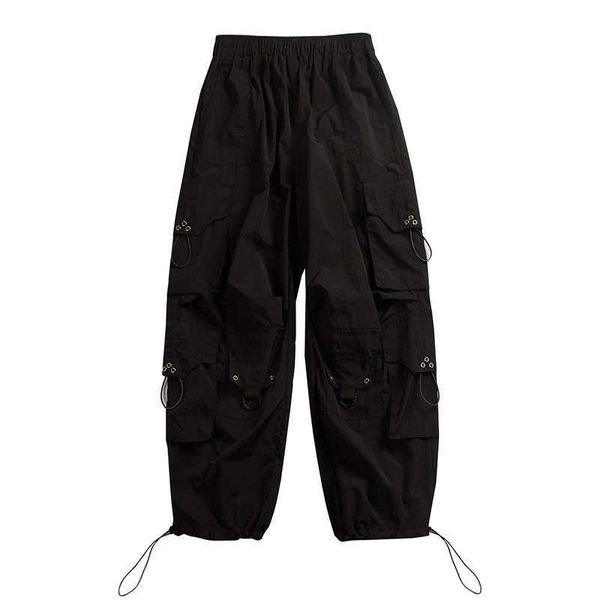 perhaps u women hip pop pants pocket elastic waist black solid casual streetwear p0030 210529, Black;white
perhaps u women hip pop pants pocket elastic waist black solid casual streetwear p0030 210529, Black;white