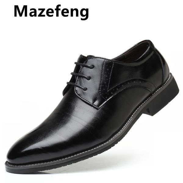 dress shoes hih quality men pointed toe lace-up bullock business oxfords male formal bi size shallow, Black
dress shoes hih quality men pointed toe lace-up bullock business oxfords male formal bi size shallow, Black