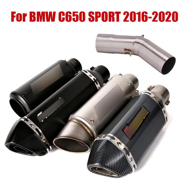 exhaust pipe for c650 sport 2021-2021 system middle link escape connect tube slip on 51mm muffler tips baffle motorcycle
exhaust pipe for c650 sport 2021-2021 system middle link escape connect tube slip on 51mm muffler tips baffle motorcycle