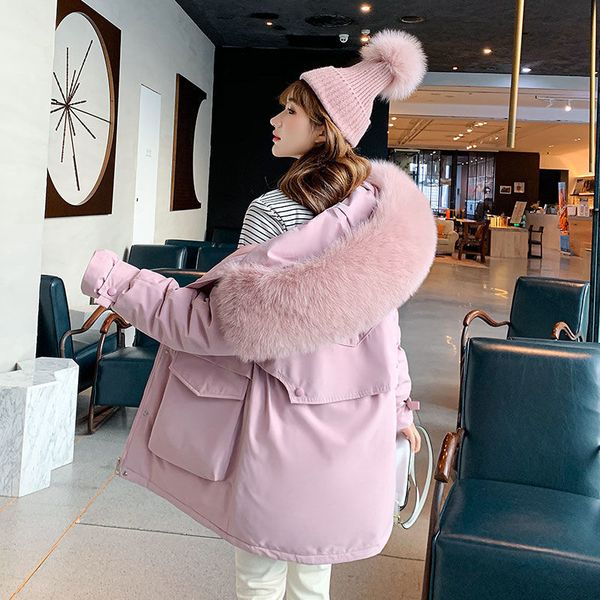 winter jacket women new korean fashion casual hooded warm cotton padde coat vintage female loose thick parkas faux fur outwears, Black;brown
winter jacket women new korean fashion casual hooded warm cotton padde coat vintage female loose thick parkas faux fur outwears, Black;brown