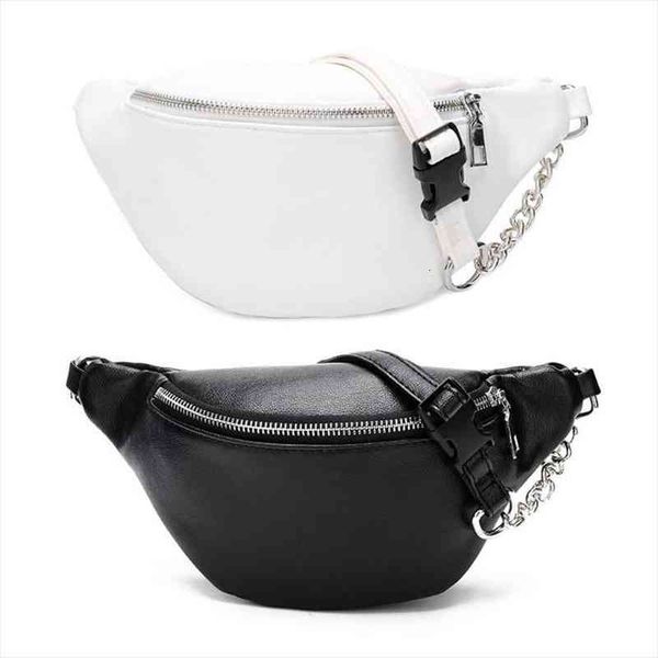 fashion leather waist fanny pack bag chest phone purse with metal chain for women
fashion leather waist fanny pack bag chest phone purse with metal chain for women