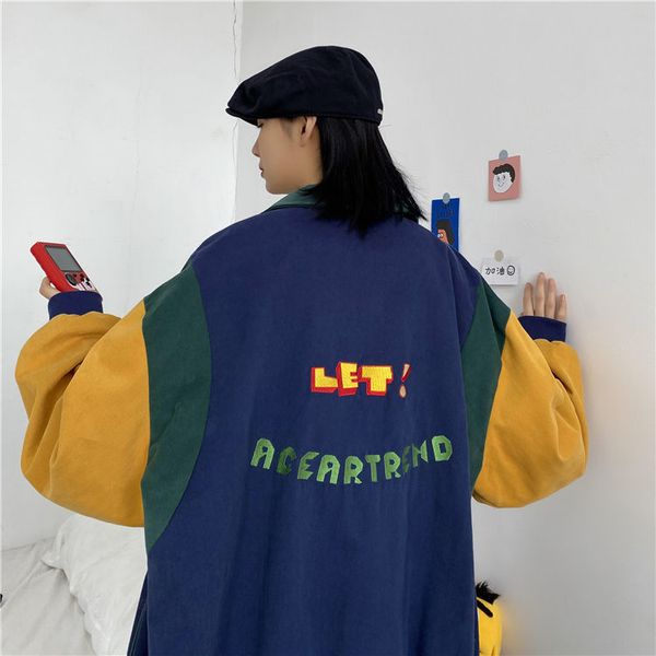 2021 new loose jacket women spring and autumn new loose korean and american streetwear womens oversized jacket, Black;brown
2021 new loose jacket women spring and autumn new loose korean and american streetwear womens oversized jacket, Black;brown