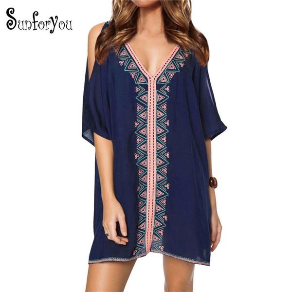 women's swimwear beach cover up 2021 embroidery thin cotton bikini dress women pareo robe de plage summer top, White;black
women's swimwear beach cover up 2021 embroidery thin cotton bikini dress women pareo robe de plage summer top, White;black