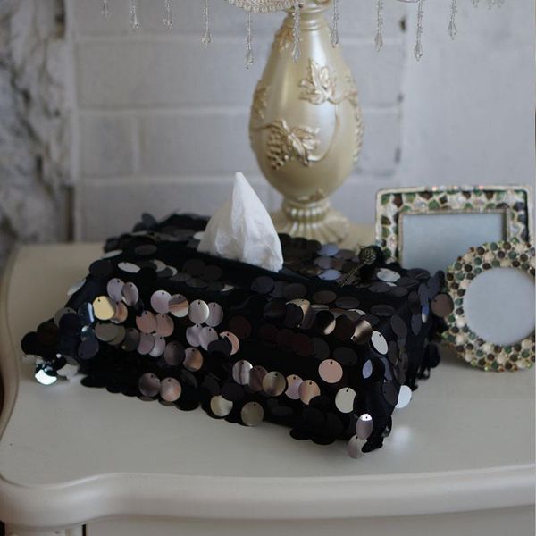 tissue boxes & napkins fashion cloth big sequin paper towel set box home car gift household accessories
tissue boxes & napkins fashion cloth big sequin paper towel set box home car gift household accessories