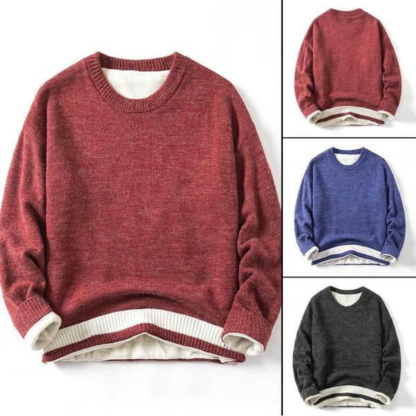 men's sweaters men autumn crew neck long sleeve shirts casual pullovers bottoms stripe outwear clothes 2021, White;black 
men's sweaters men autumn crew neck long sleeve shirts casual pullovers bottoms stripe outwear clothes 2021, White;black