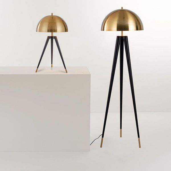 postmodern designer floor lamp metal electroplating mushroom head home decco standing lamps for living room bedroom bedside lamp
