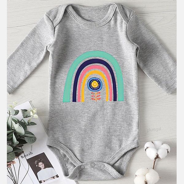 newborn girl outfit cotton romper for toddler winter long sleeve baby clothes boys kids' things one piece rainbow jumpsuit, Blue
newborn girl outfit cotton romper for toddler winter long sleeve baby clothes boys kids' things one piece rainbow jumpsuit, Blue
