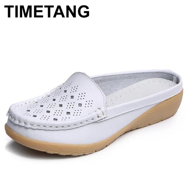 sandals timetangsummer women's shoes real leather moccasins women loafers cut-outs closed-toe flats slippers casual woman, Black
sandals timetangsummer women's shoes real leather moccasins women loafers cut-outs closed-toe flats slippers casual woman, Black