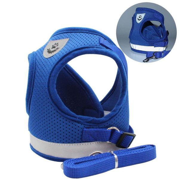 dog collars & leashes breathable solid color pet vest harness adjustable safety mesh chest strap collar with traction rope supplies
dog collars & leashes breathable solid color pet vest harness adjustable safety mesh chest strap collar with traction rope supplies