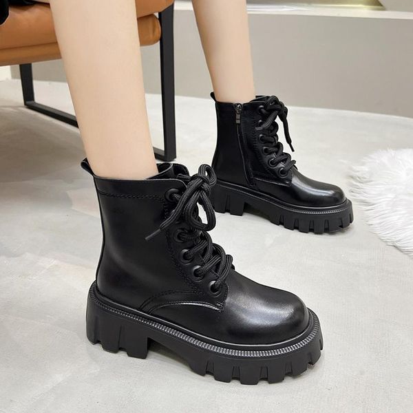 boots 2021 fashion side zipper women ankle shoes flat heel lace up winter plush keep warm short female, Black
boots 2021 fashion side zipper women ankle shoes flat heel lace up winter plush keep warm short female, Black