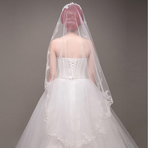 bridal veils lan ting bride one-tier lace applique edge wedding veil fingertip 53 embroidery tulle, Black
bridal veils lan ting bride one-tier lace applique edge wedding veil fingertip 53 embroidery tulle, Black