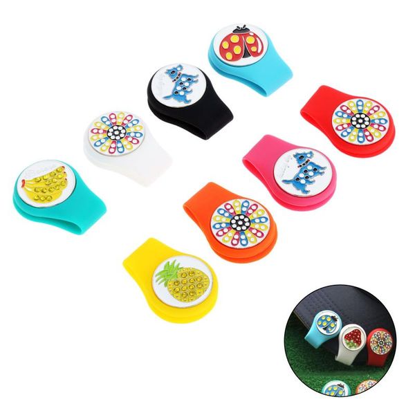 golf training aids 1pc detachable colorful rhinestone ball aiming marker and magnetic silicone hat clip golfer gifts animal fruit pattern
golf training aids 1pc detachable colorful rhinestone ball aiming marker and magnetic silicone hat clip golfer gifts animal fruit pattern