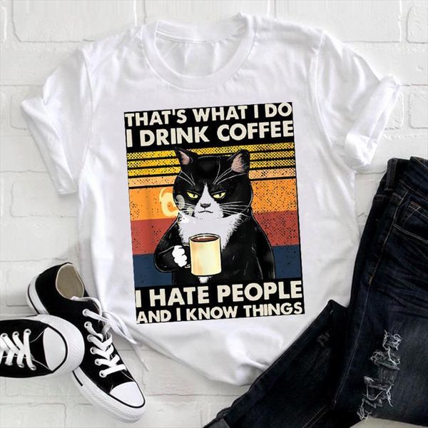 and women cute cat coffee mens t shirts womens cartoon short sleeve clothing lady clothes print female tee ladies, White;black
and women cute cat coffee mens t shirts womens cartoon short sleeve clothing lady clothes print female tee ladies, White;black