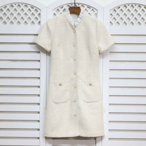 women pocket dressed in short sleeves around the neck elegant buttons french ladies dress gbgh, Black;gray
women pocket dressed in short sleeves around the neck elegant buttons french ladies dress gbgh, Black;gray