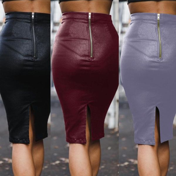 skirts 2021 europe and the united states autumn winter slim plus velvet pu fashion stitched skirt., Black
skirts 2021 europe and the united states autumn winter slim plus velvet pu fashion stitched skirt., Black