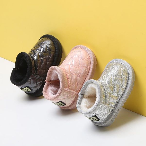 boots winter baby boys girls snow plus velvet warm kids short 1-3 years old toddler cotton-padded shoes silver black, Black;grey
boots winter baby boys girls snow plus velvet warm kids short 1-3 years old toddler cotton-padded shoes silver black, Black;grey