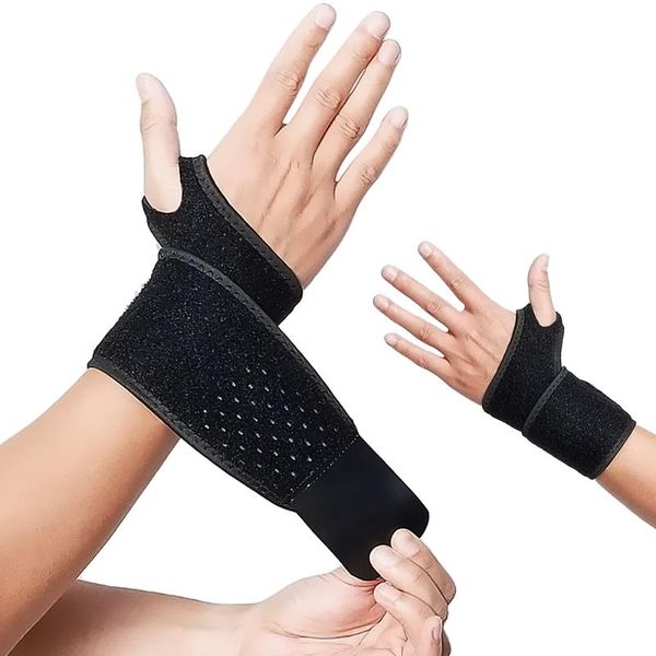 wrist support brace stabilizer adjustable bandages protector left and right hand wraps for fitness office, Black;red
wrist support brace stabilizer adjustable bandages protector left and right hand wraps for fitness office, Black;red