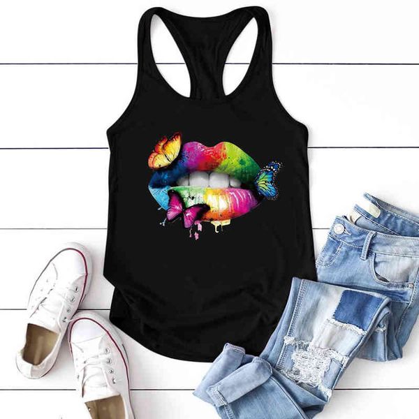 multicolored lips butterflies printed tank women sleeveless summer vest for women crew neck ladies plus size ropa mujer, White
multicolored lips butterflies printed tank women sleeveless summer vest for women crew neck ladies plus size ropa mujer, White