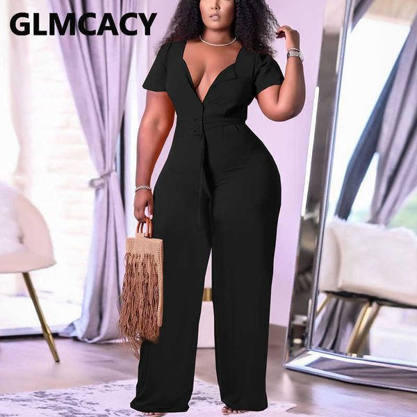 short sleeve v neck button detail loose jumpsuit casual summer wide leg pants overalls 210702, Black;white
short sleeve v neck button detail loose jumpsuit casual summer wide leg pants overalls 210702, Black;white