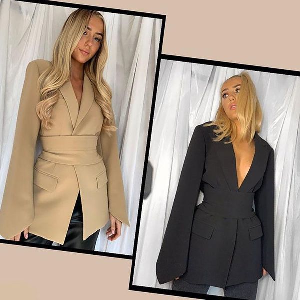 women's suits & blazers women slim-fit all-matching blazer coats v-neck long sleeve high waist lace-up female fashion commute jackets 4, White;black
women's suits & blazers women slim-fit all-matching blazer coats v-neck long sleeve high waist lace-up female fashion commute jackets 4, White;black