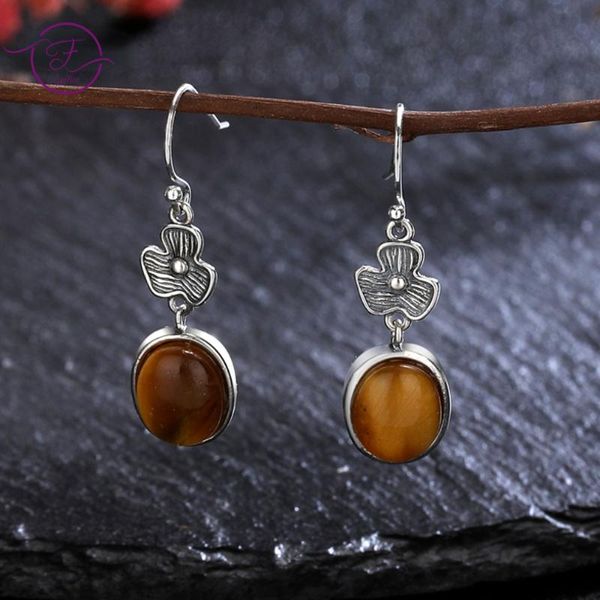 dangle & chandelier 925 sterling silver retro earrings natural tiger's eye rhodochrosite stone fine jewelry flower shape drop earring f
dangle & chandelier 925 sterling silver retro earrings natural tiger's eye rhodochrosite stone fine jewelry flower shape drop earring f