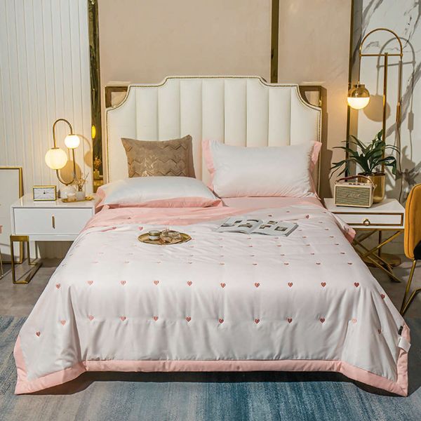cool feeling silk washed real tencel embroidery summer quilt four piece gift set single double
cool feeling silk washed real tencel embroidery summer quilt four piece gift set single double