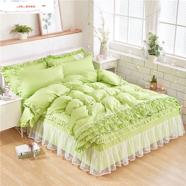 princess lace bedding set green pink purple twin full king home textile bedspread pillow case girls quilt cover bedclothes
princess lace bedding set green pink purple twin full king home textile bedspread pillow case girls quilt cover bedclothes