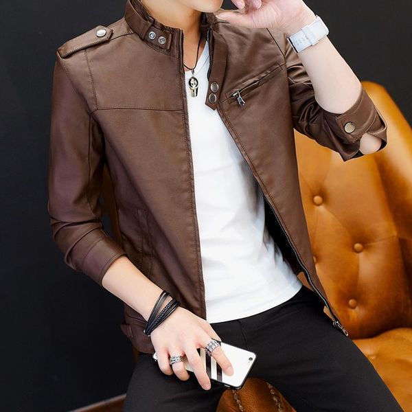 men's fur & faux m~4xl clothing plus size handsome korean style trend personality leisure youth motorcycle leather jacket, Black
men's fur & faux m~4xl clothing plus size handsome korean style trend personality leisure youth motorcycle leather jacket, Black