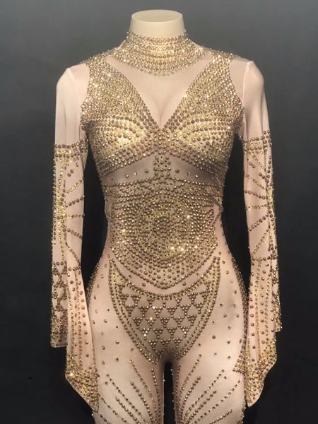 stage bling gold rhinestones jumpsuit women birthday celebrate stretch costume bodysuit performance evening dance show wear, Black;red
stage bling gold rhinestones jumpsuit women birthday celebrate stretch costume bodysuit performance evening dance show wear, Black;red