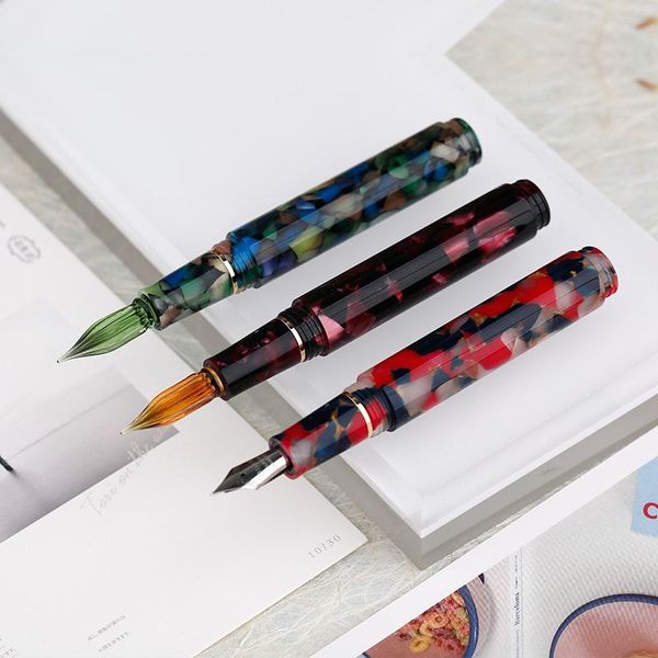 fountain pens marble print resin pen writing calligraphy drawing hooking glass dipping dual-use business office
fountain pens marble print resin pen writing calligraphy drawing hooking glass dipping dual-use business office