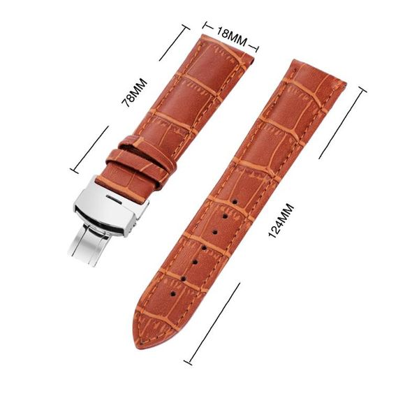 watch bands luxury men women light coffee genuine leather butterfly deployment clasp band replacement strap for 18 20 22 24mm belts, Black;brown
watch bands luxury men women light coffee genuine leather butterfly deployment clasp band replacement strap for 18 20 22 24mm belts, Black;brown