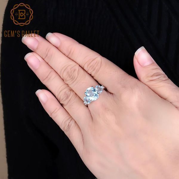 cluster rings gem's ballet 4.77ct oval natural sky blue z gemstone ring 925 sterling silver classic wedding for women fine jewelry, Golden;silver
cluster rings gem's ballet 4.77ct oval natural sky blue z gemstone ring 925 sterling silver classic wedding for women fine jewelry, Golden;silver