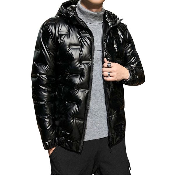 winter down jacket for men slim-fitting glossy hooded short paragraph warm casual youth all-match outwear fashion high quality, Black
winter down jacket for men slim-fitting glossy hooded short paragraph warm casual youth all-match outwear fashion high quality, Black