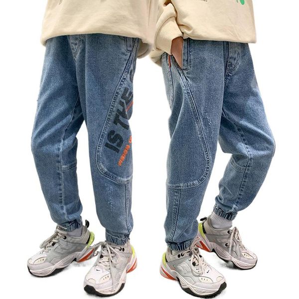 jeans for teenage boys denim trousers children 120-170cm korean fashion patchwork elastic waist casual loose student pants, Blue
jeans for teenage boys denim trousers children 120-170cm korean fashion patchwork elastic waist casual loose student pants, Blue