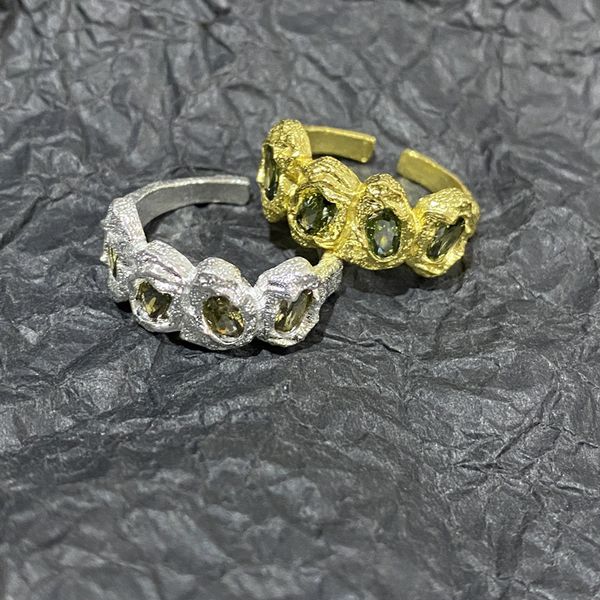 design irregular surface micro inlaid zircon texture open ring women's fashion ring index finger ring, Golden;silver
design irregular surface micro inlaid zircon texture open ring women's fashion ring index finger ring, Golden;silver